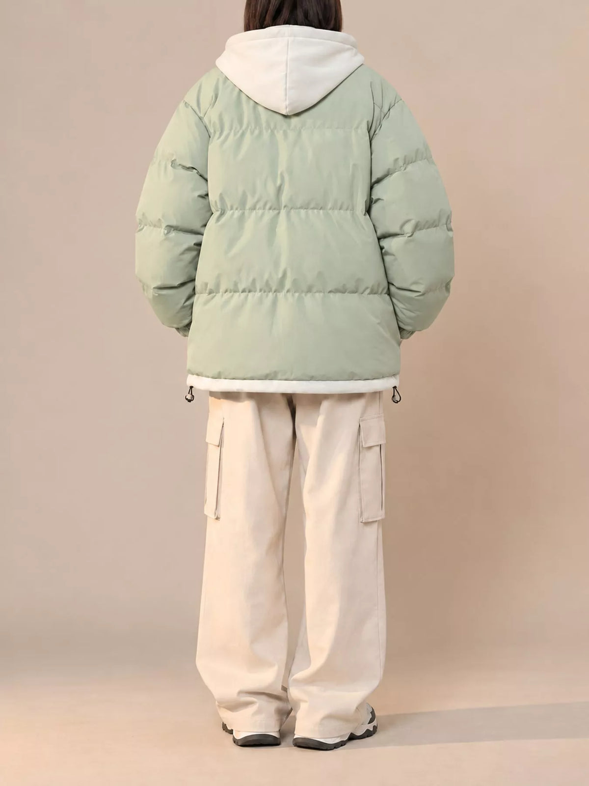 Zip Up Hooded Puffer Outerwear