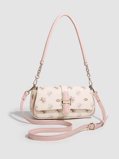 Pegasus Print Shoulder Bag