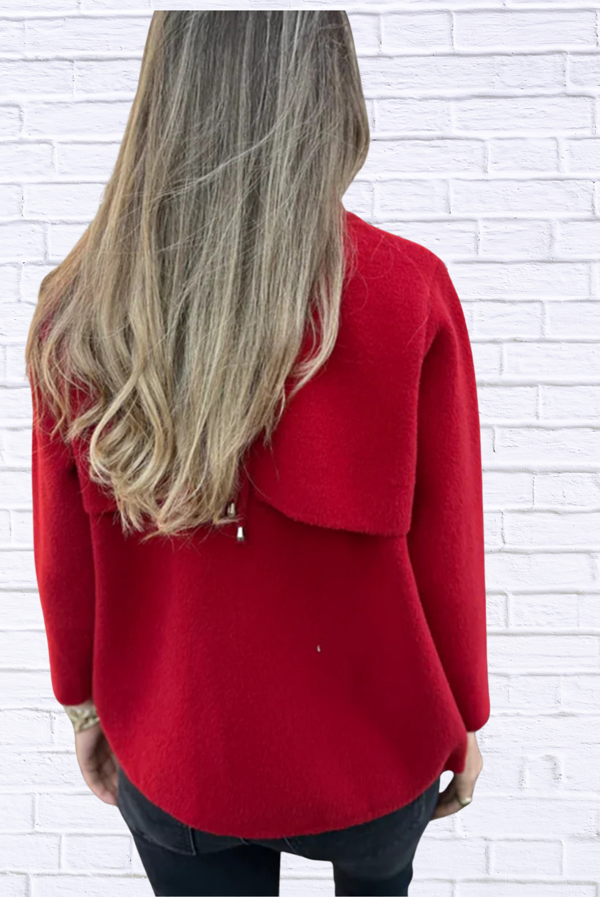 Full Size Textured Knit Zip Up Outerwear Plus Size