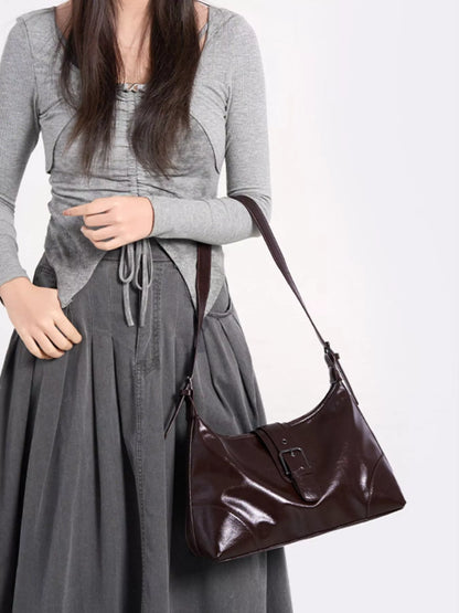 PU Leather Shoulder Bag