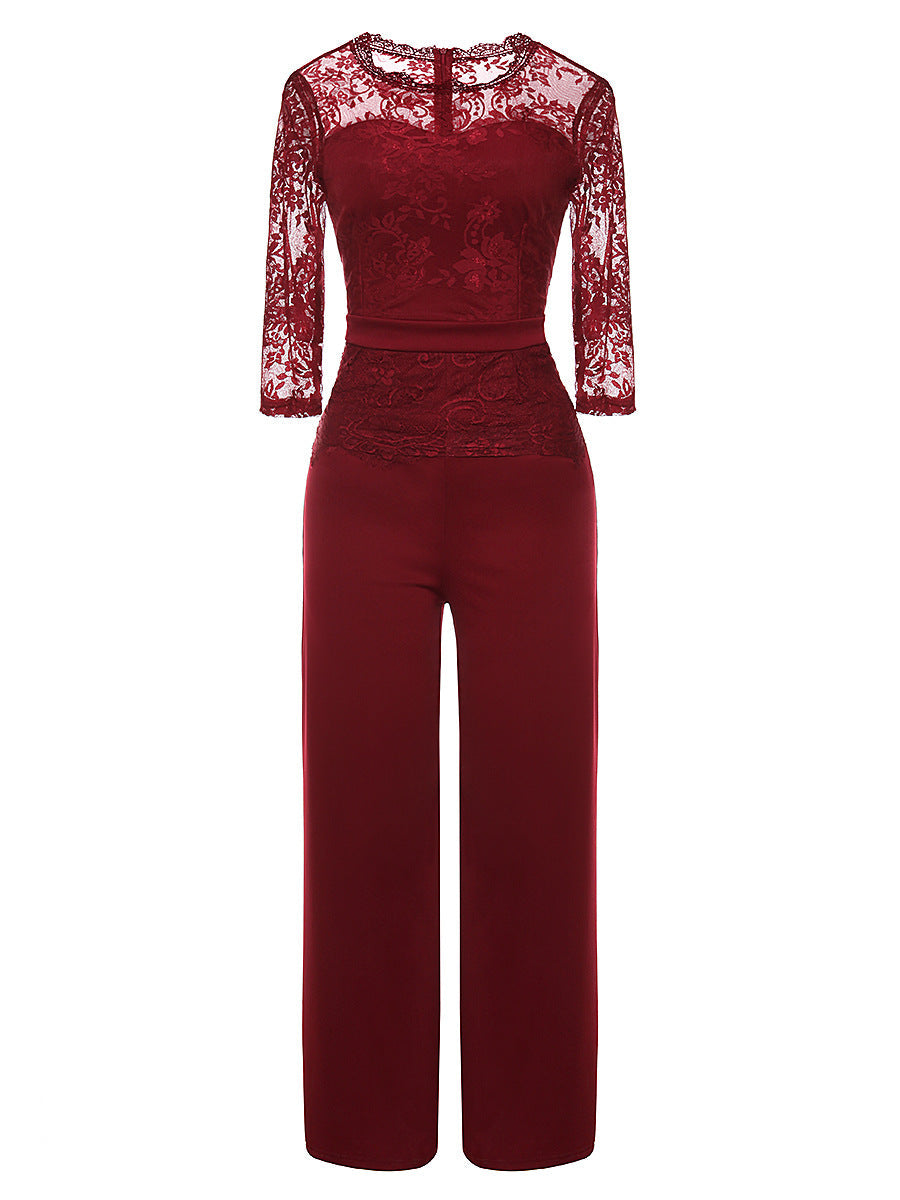 Formal Sexy Lace Jumpsuit
