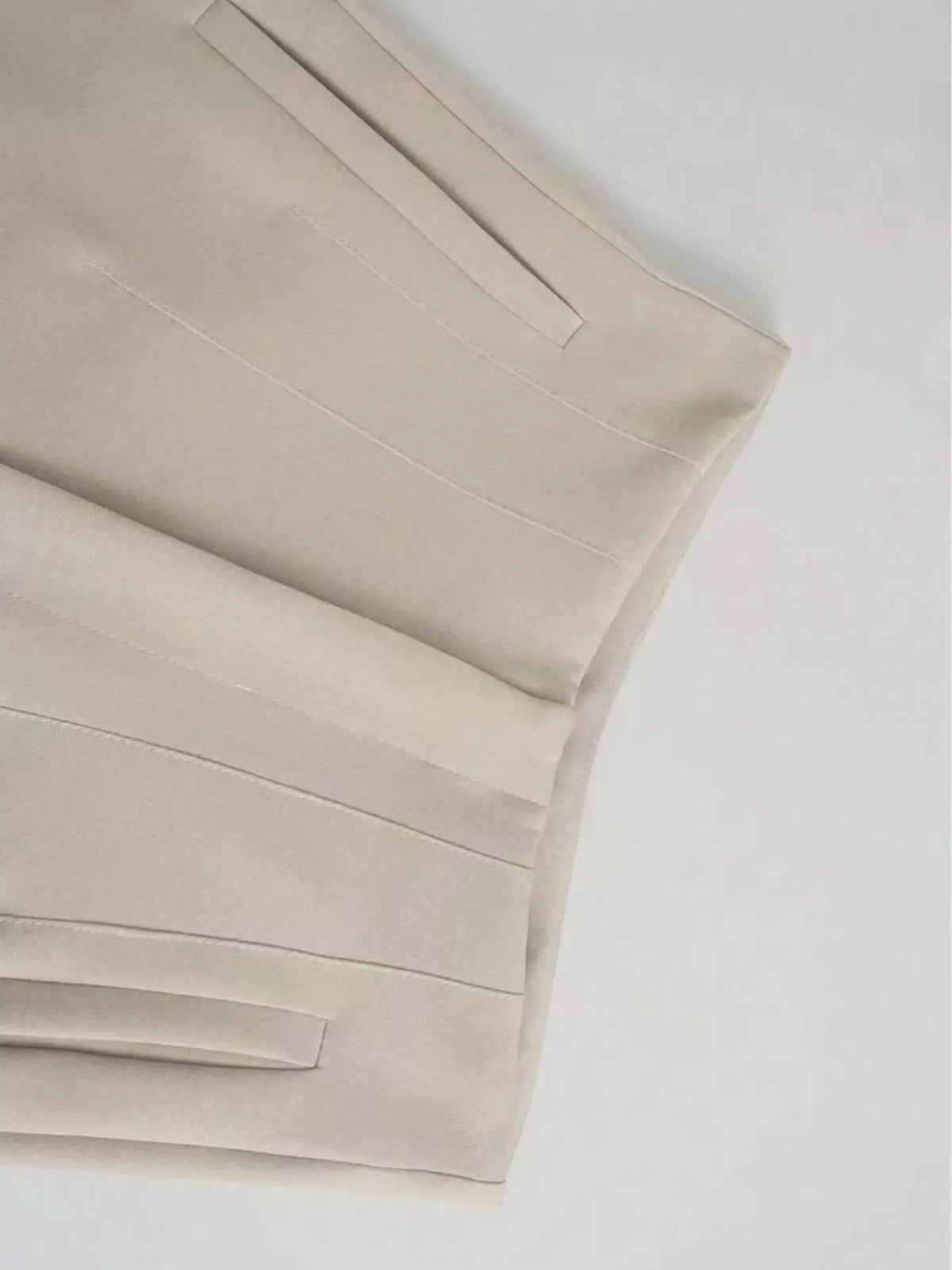 High-Waisted Straight-Leg Pants