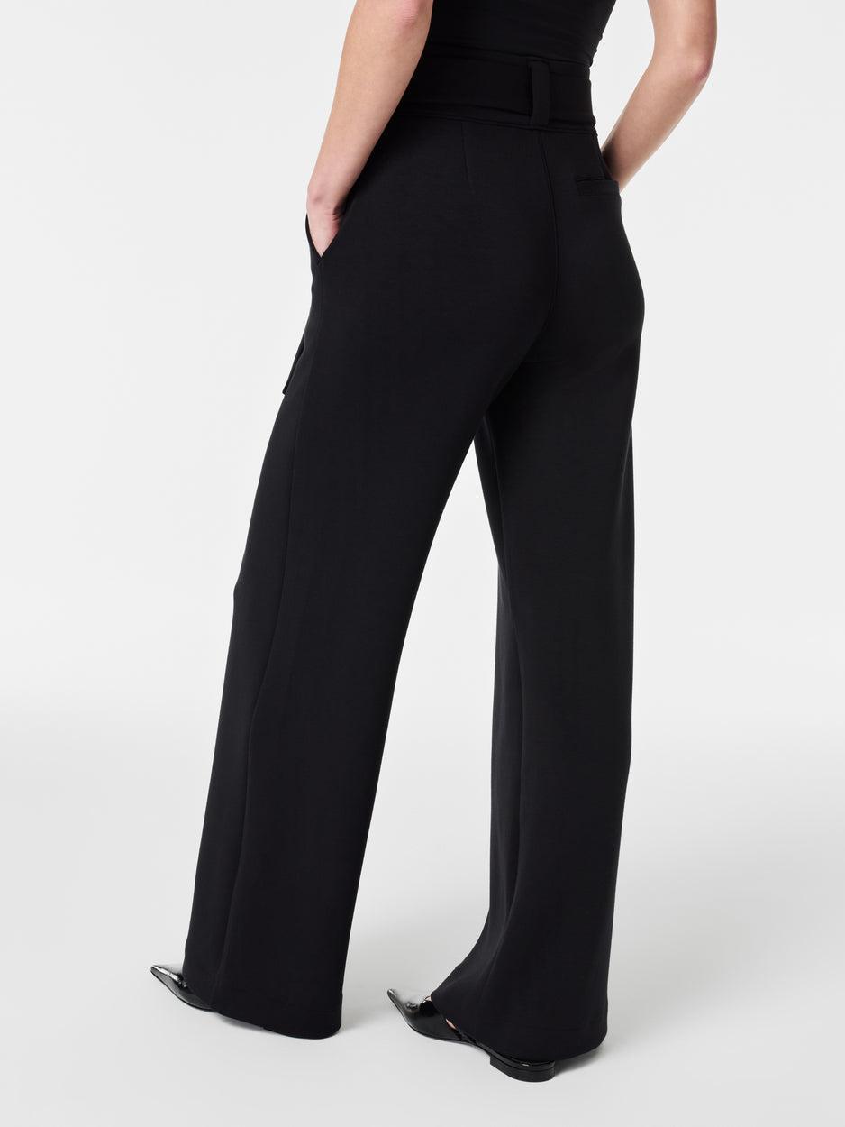 Tie-Waist Wide-Leg Pant