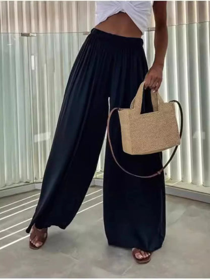 Wide-Leg Flowy Pants