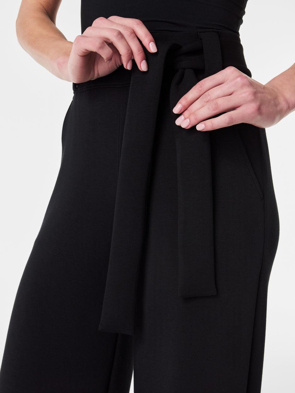Tie-Waist Wide-Leg Pant