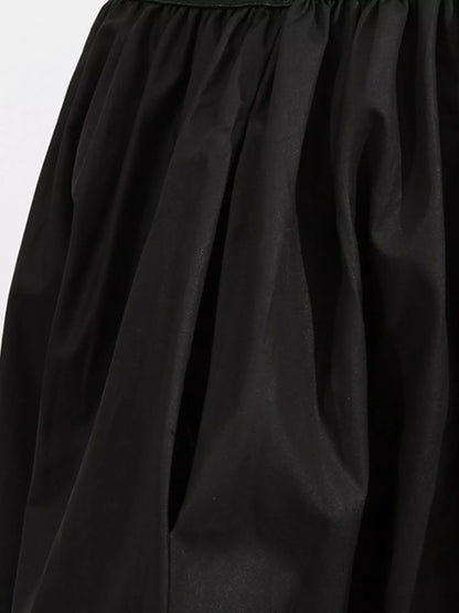 Lace-Up Corset Sleeveless Midi Dress