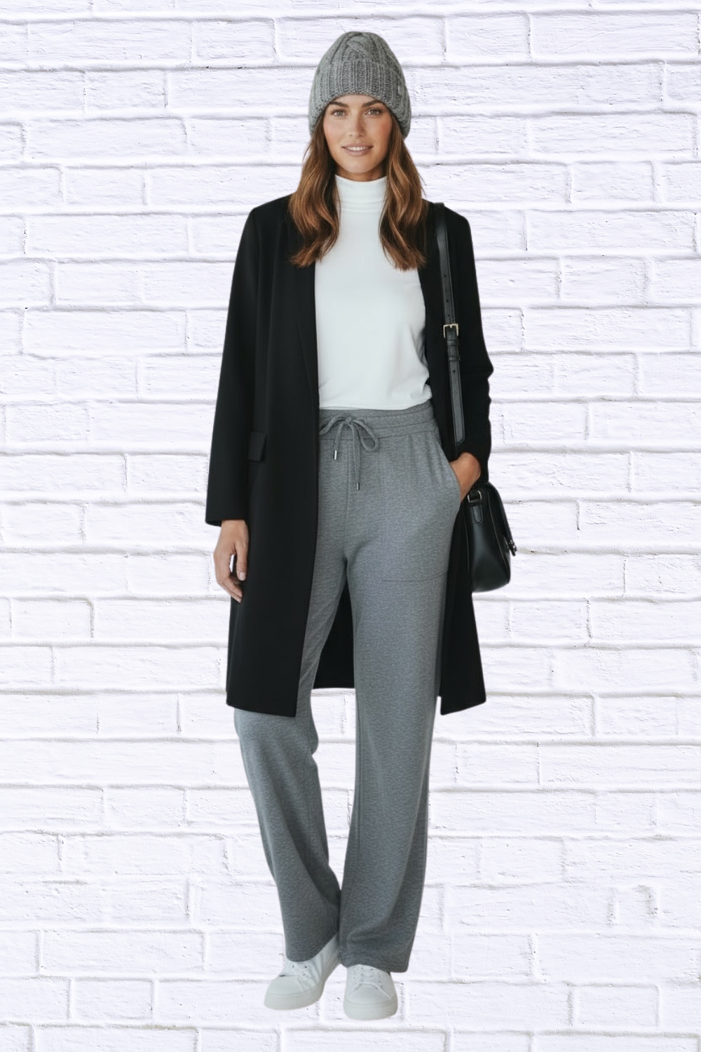 Soft Knit Drawstring Lounge Pants with Pockets – Women’s Relaxed Fit Comfort Wear