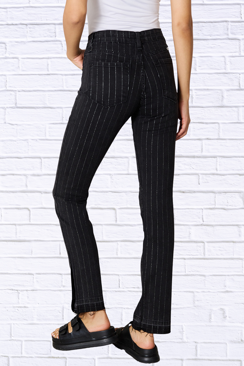 Striped Pants with Pockets