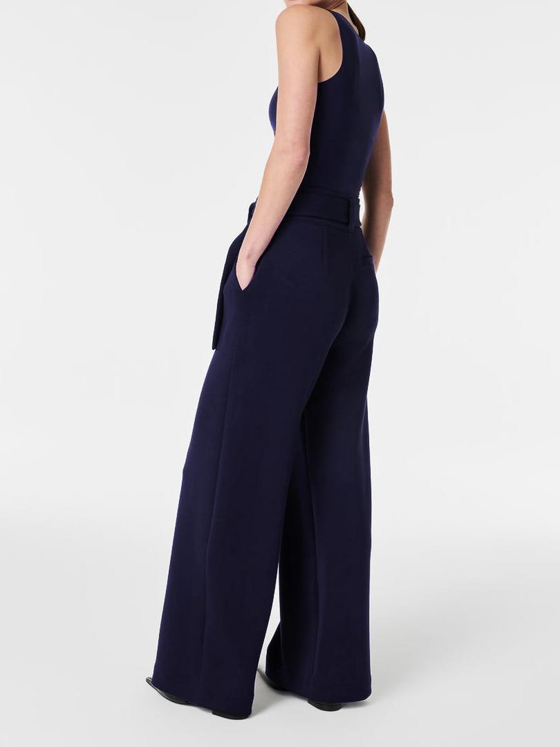 Tie-Waist Wide-Leg Pant