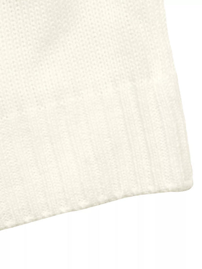 Bow Graphic Round Neck Sweater