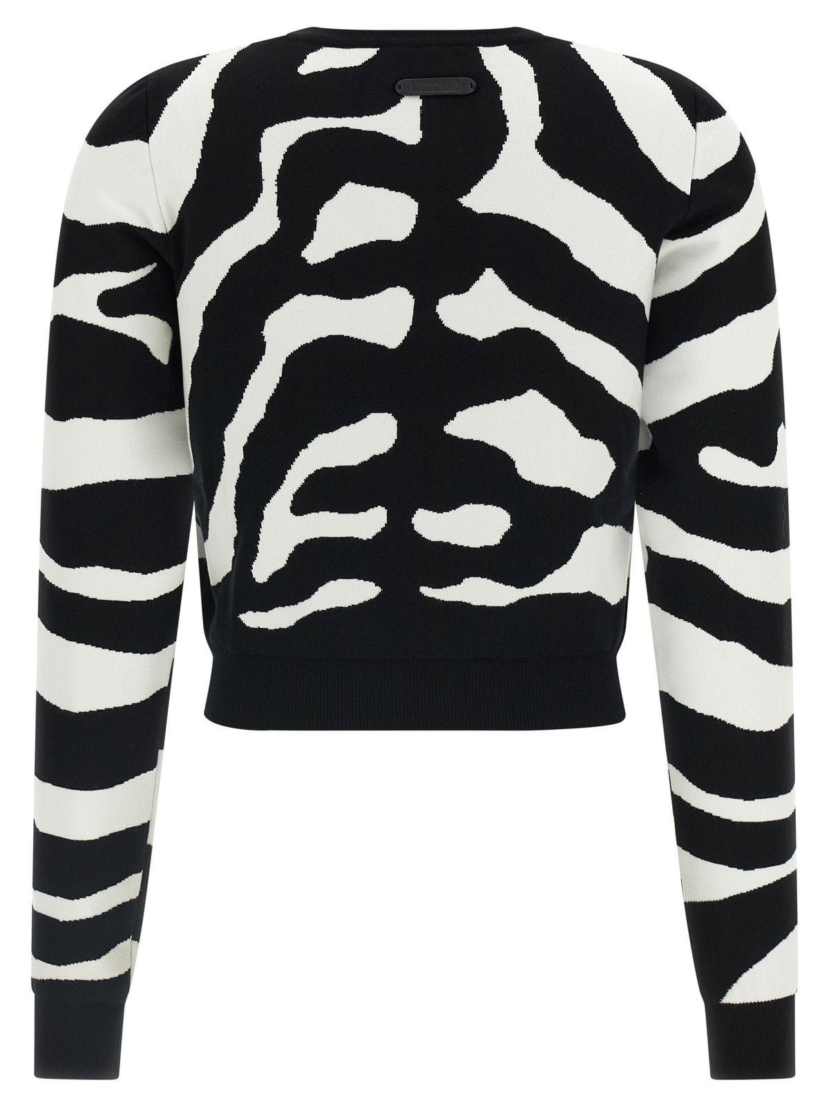 Moschino Zebra Intarsia Sweater