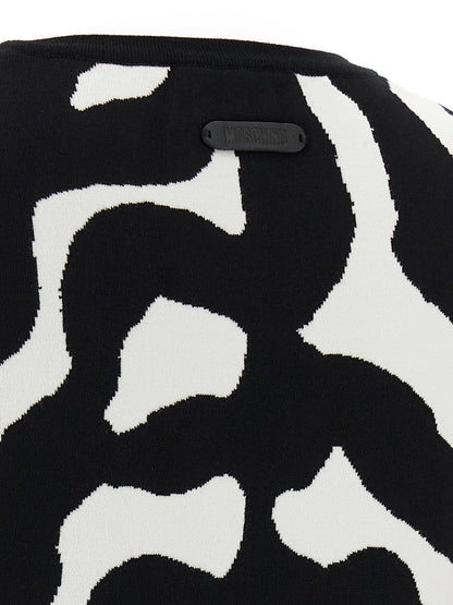 Moschino Zebra Intarsia Sweater