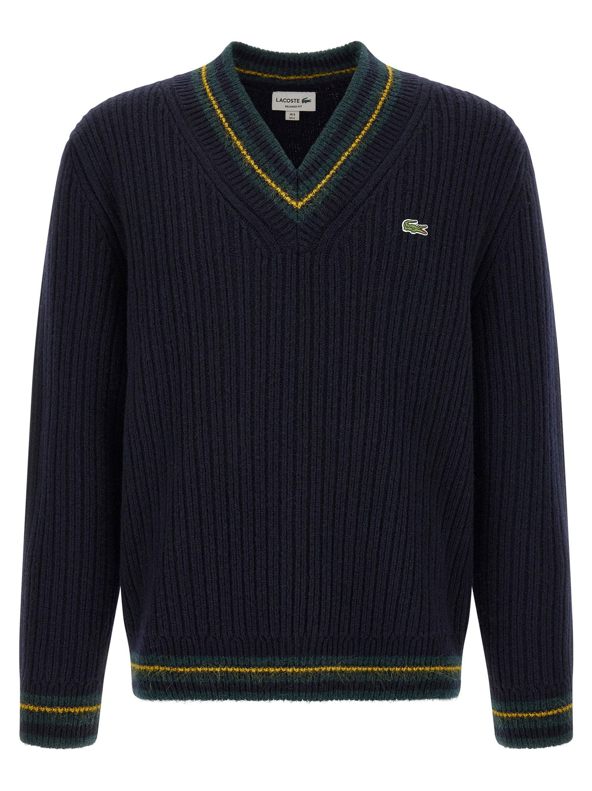 Lacoste Blue V-neck Sweater