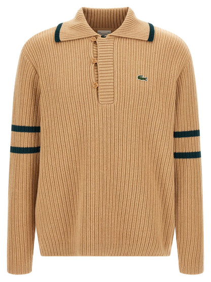 Lacoste Beige Archive Edition Sweater