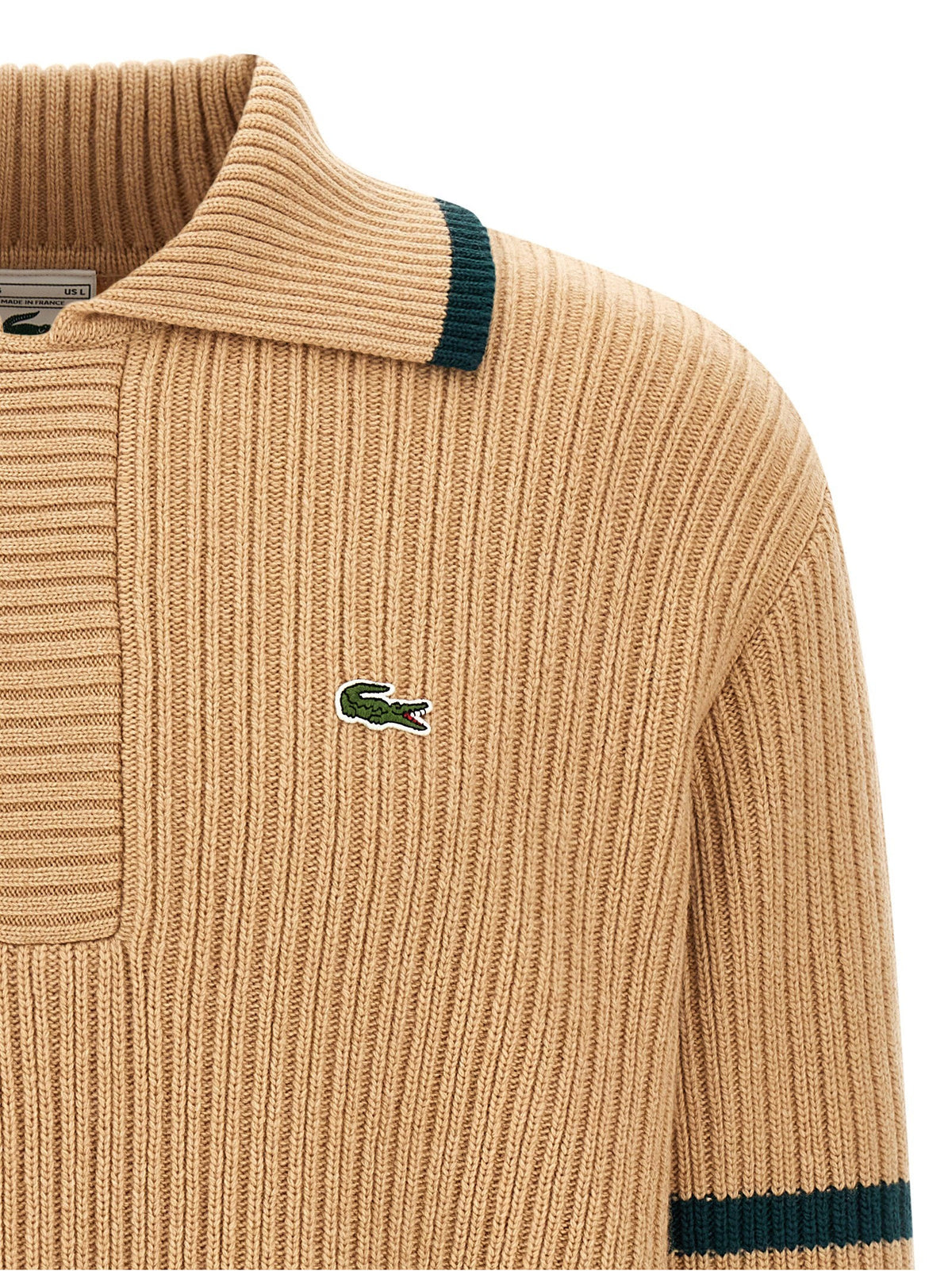 Lacoste Beige Archive Edition Sweater