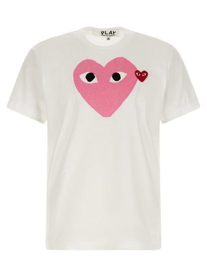 Comme Des Garçons Play Red Emblem T-shirt