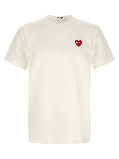 Comme Des Garçons Play Heart Patch T-shirt