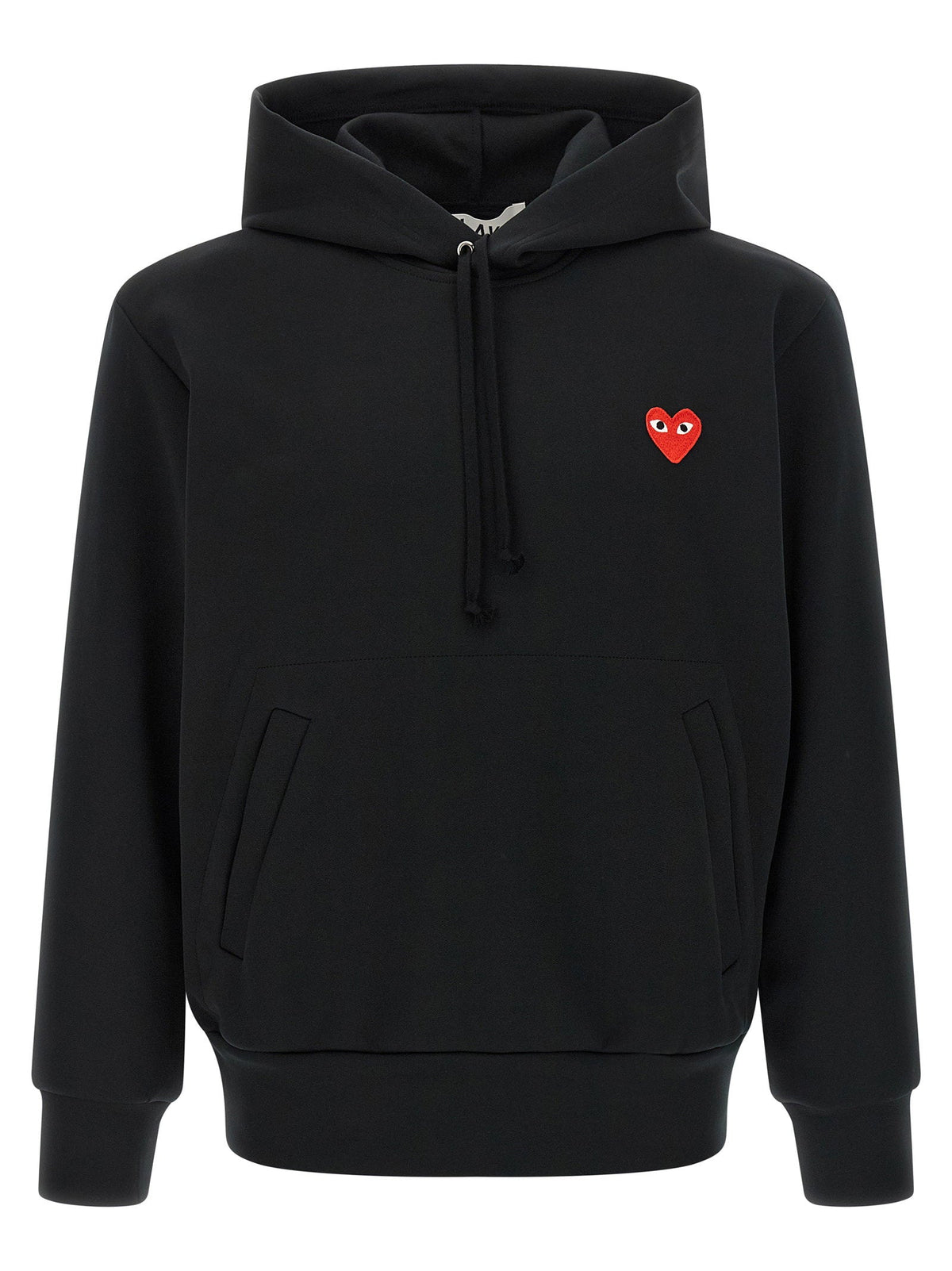 Comme Des Garçons Play Red Emblem Patch Hoodie