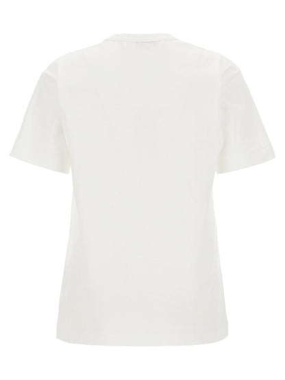Comme Des Garçons Play White Double Heart Emblem T-shirt