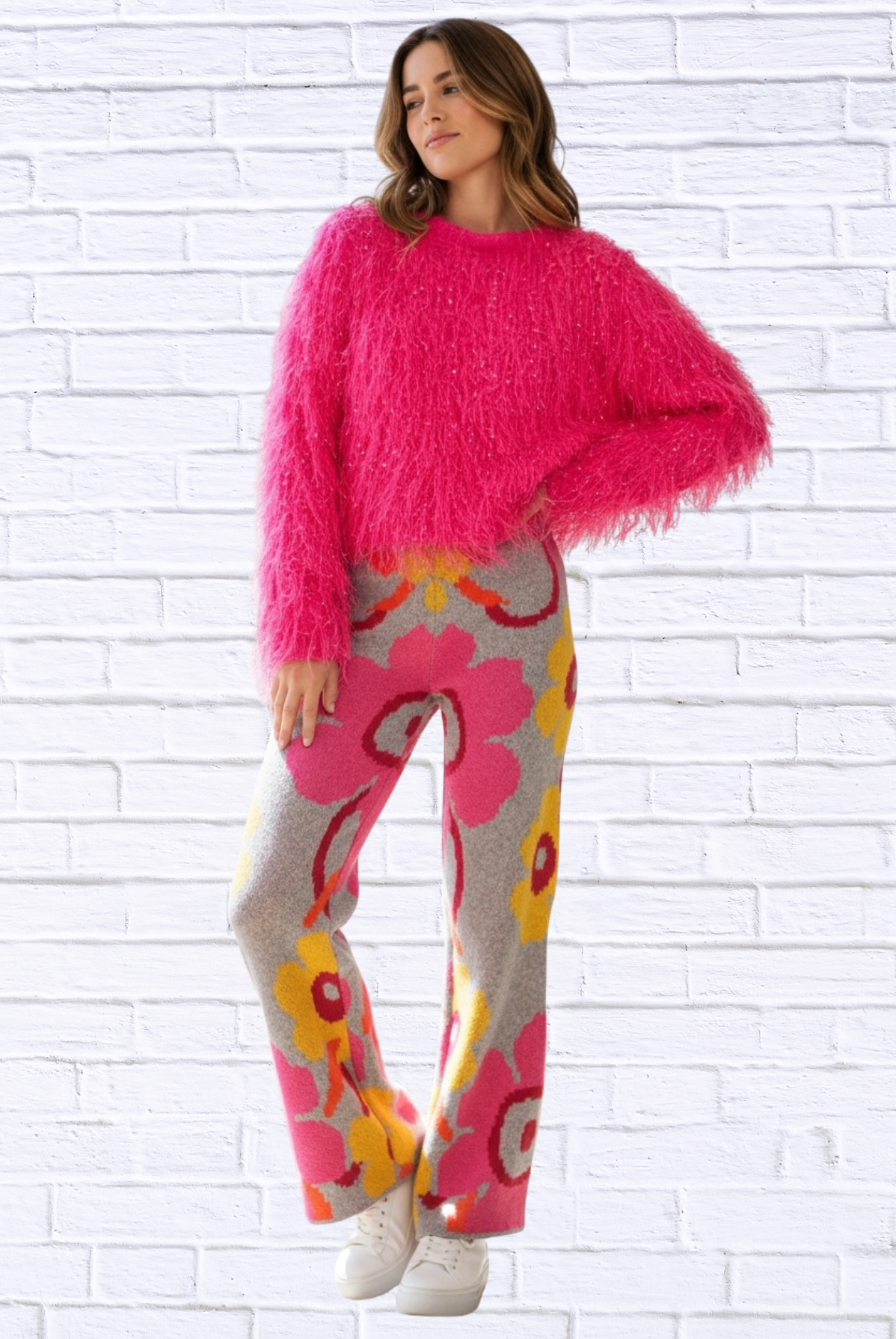 Printed Floral Pants