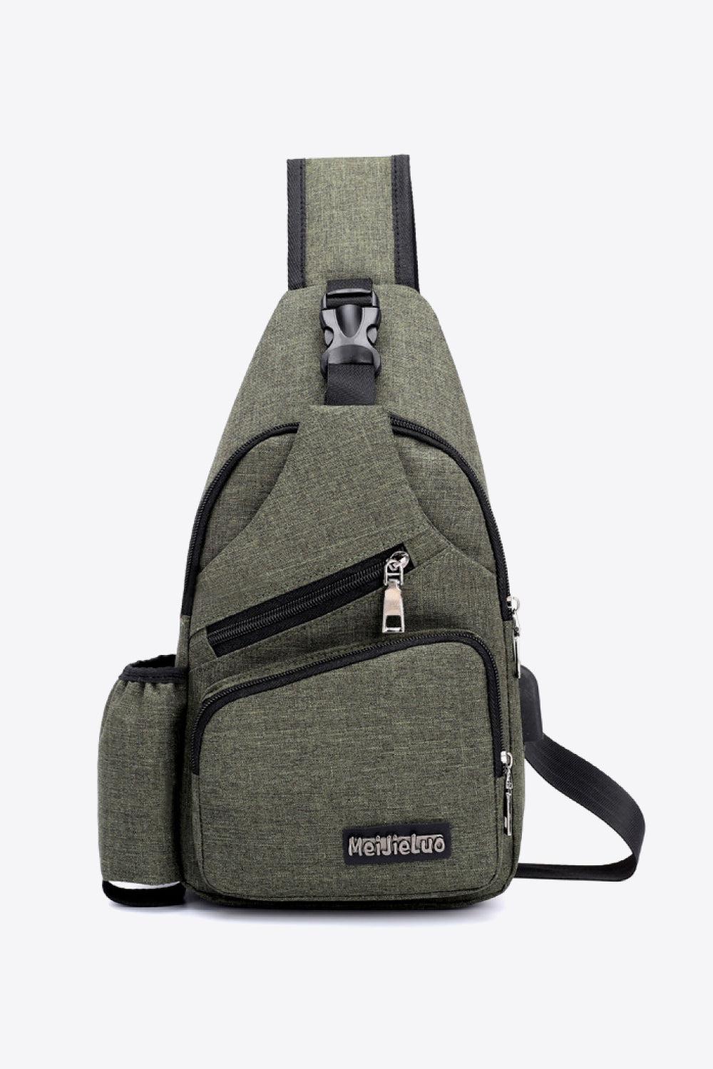 Buckle Oxford Sling Bag