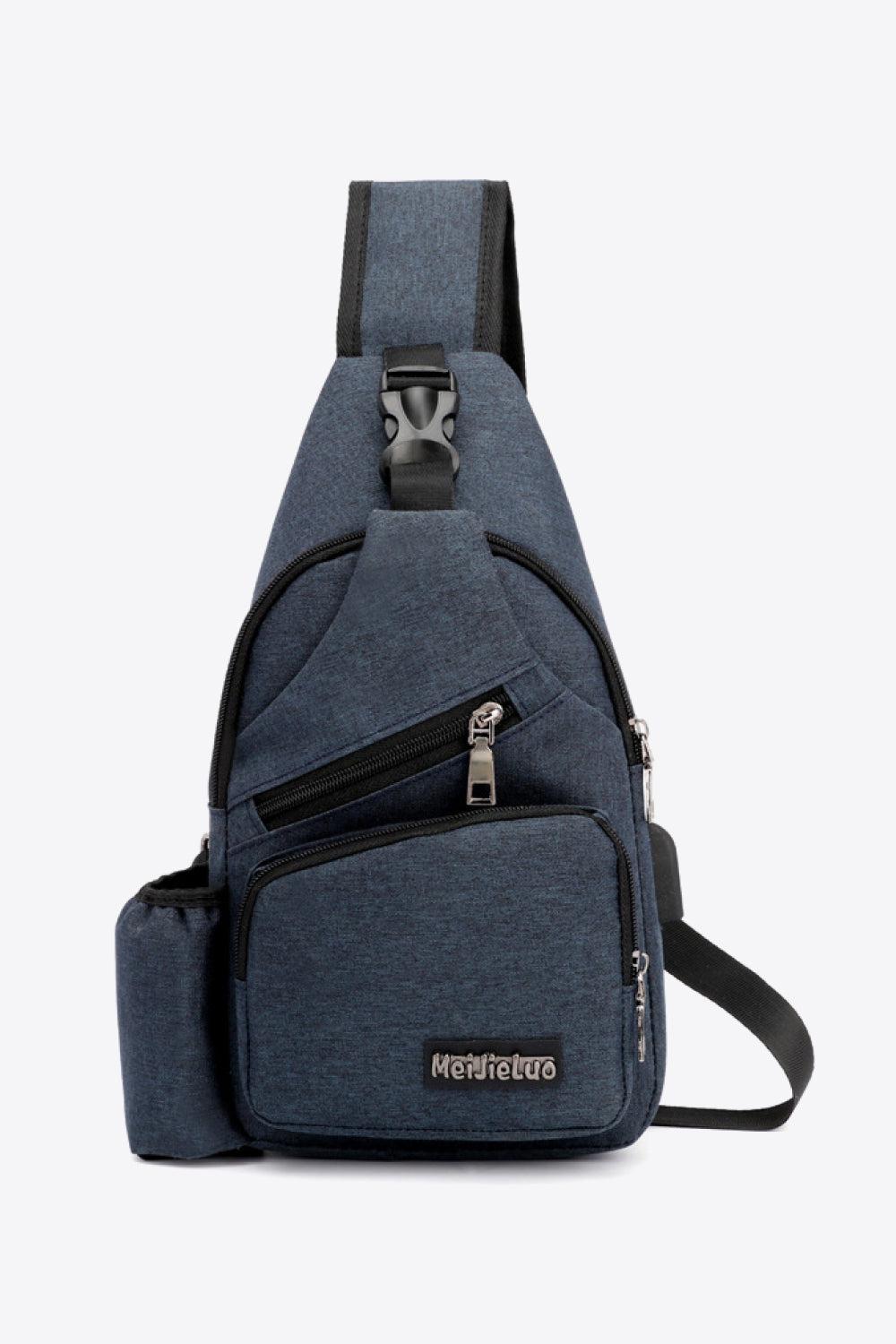 Buckle Oxford Sling Bag