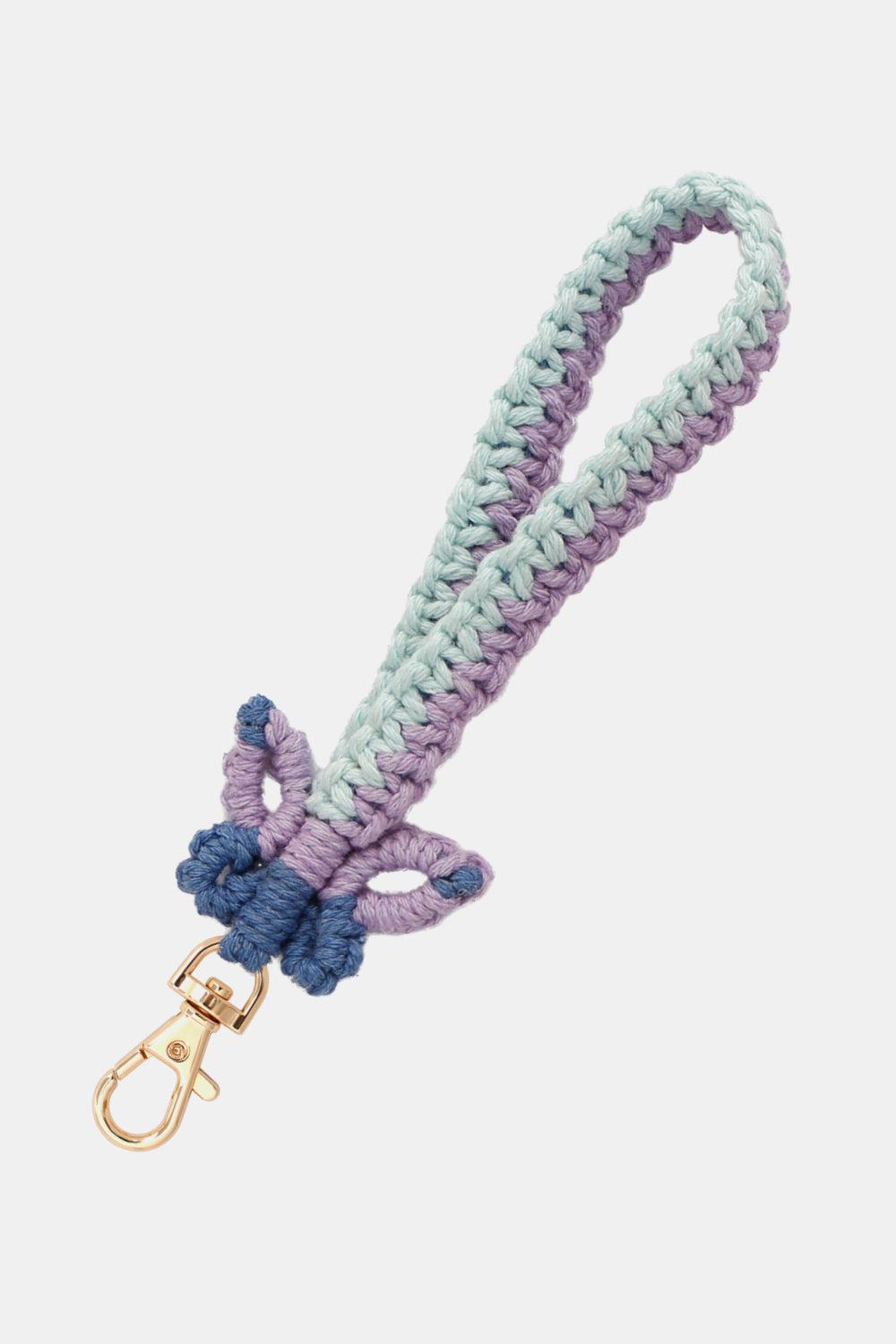 Butterfly Shape Cotton Macrame Key Chain
