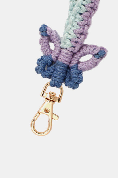 Butterfly Shape Cotton Macrame Key Chain