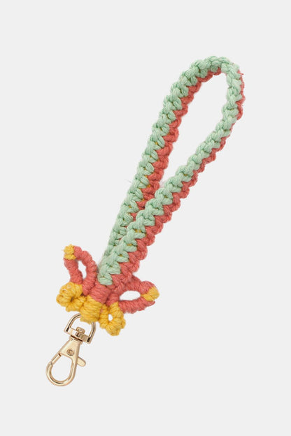 Butterfly Shape Cotton Macrame Key Chain