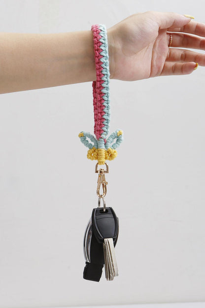 Butterfly Shape Cotton Macrame Key Chain