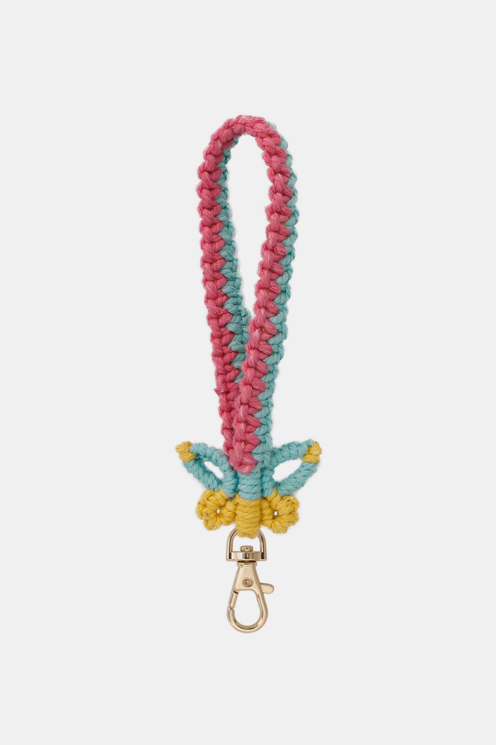 Butterfly Shape Cotton Macrame Key Chain