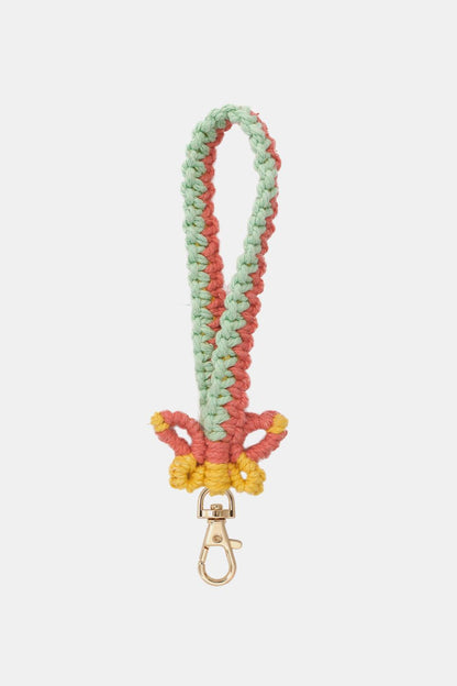 Butterfly Shape Cotton Macrame Key Chain