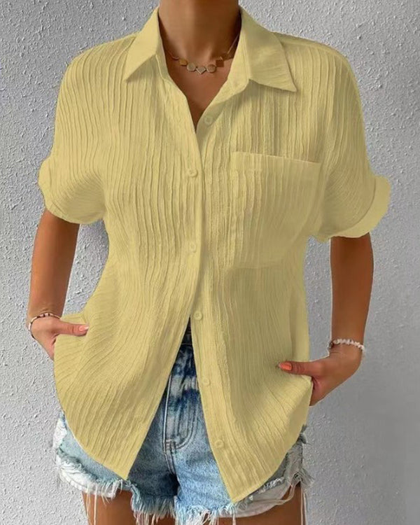 Clidress Pit Strip One Pocket Shirt