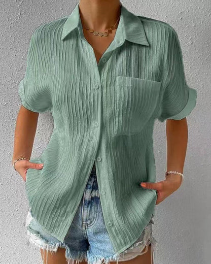 Clidress Pit Strip One Pocket Shirt