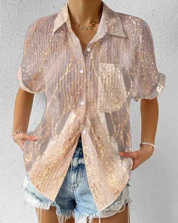 Clidress Pit Strip One Pocket Shirt