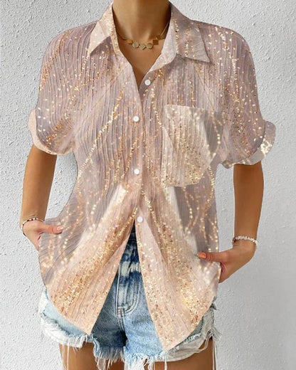 Clidress Pit Strip One Pocket Shirt