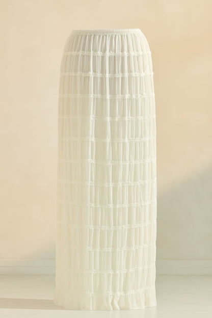 Sky Breeze Sheer Maxi Skirt