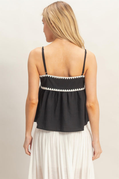 Sleeveless Babydoll Top