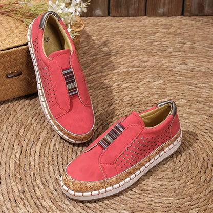 Chloé Montclair Perforated Slip-On Sneakers