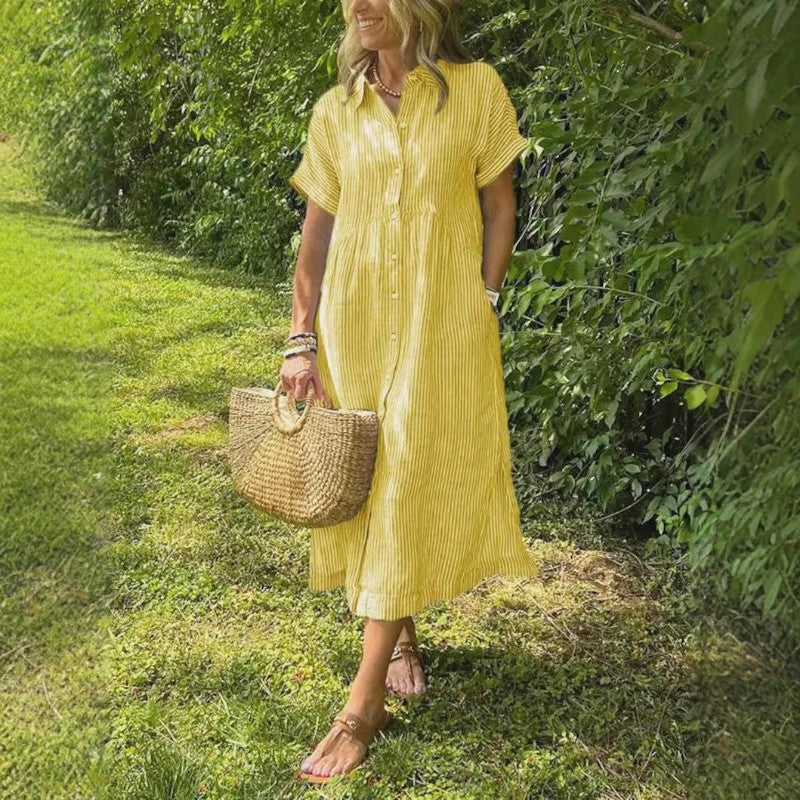 Valentina Rossi Linear Grace Midi Dress