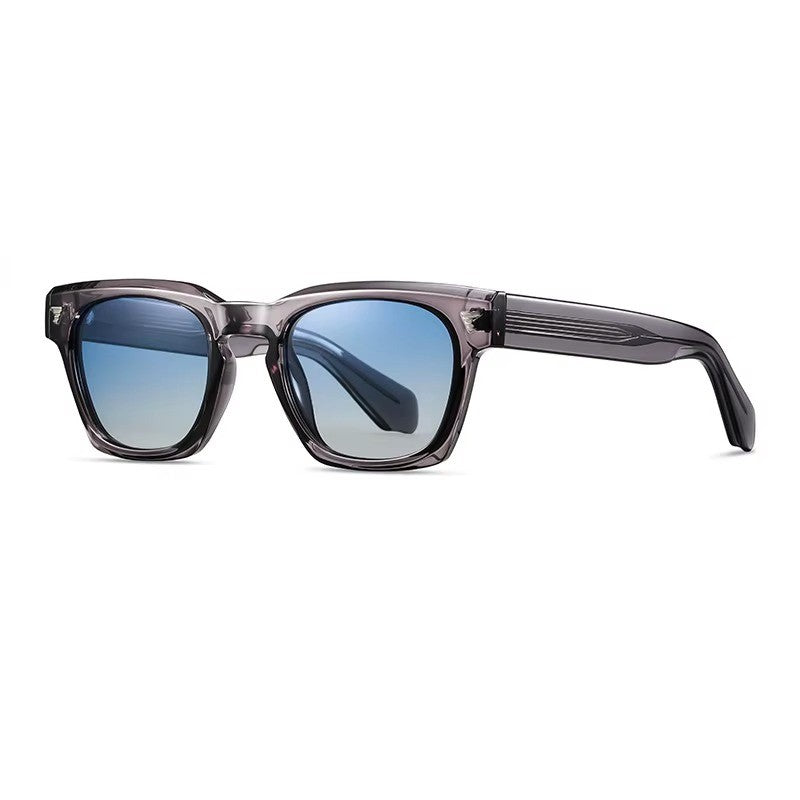 Classic Square Sunglasses with Clear Frame