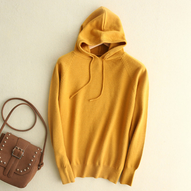 Cozy Lightweight Soft Knit Hoodie