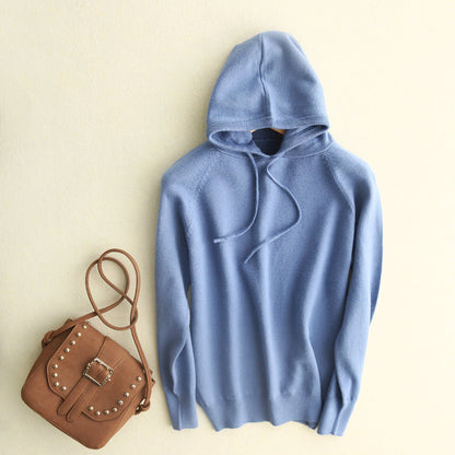 Cozy Lightweight Soft Knit Hoodie