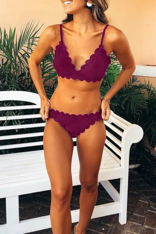 Clidress Shell Edge Bikini Swimwear