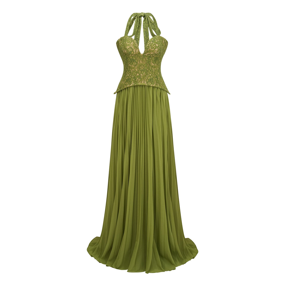 Ronja Emerald Corset Gown