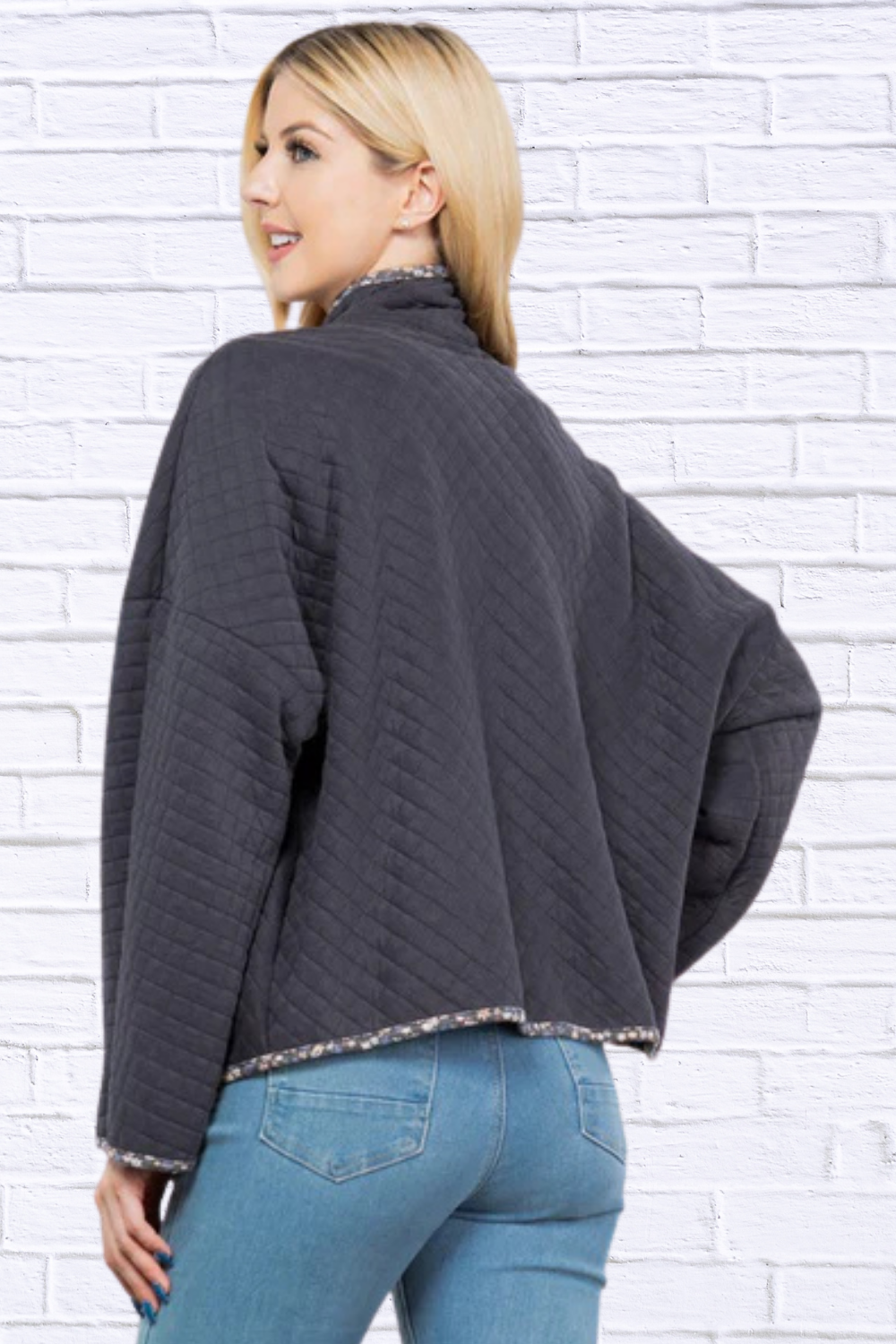 Quilt Jacket with Pockets