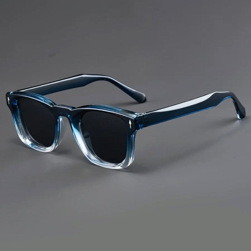Gradient Lens Full-Rim Square Sunglasses