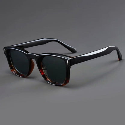 Gradient Lens Full-Rim Square Sunglasses