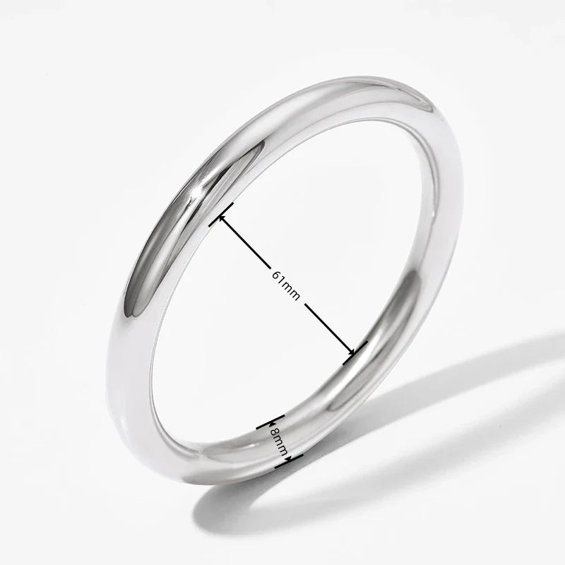 Minimalist Tarnish Free 18K Gold Plated Hypoallergenic Bangle