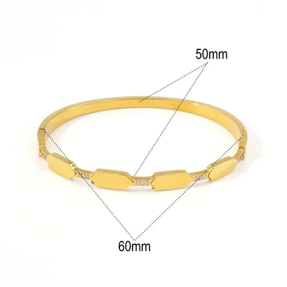Gold Filled Tarnish Free Zircon Bangle